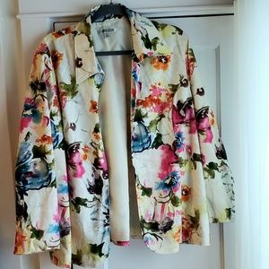 Floral Print Coldwater Creek Blazer